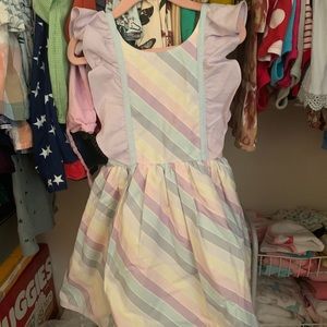 Pleiades Pastel Rainbow Stripe Shortie